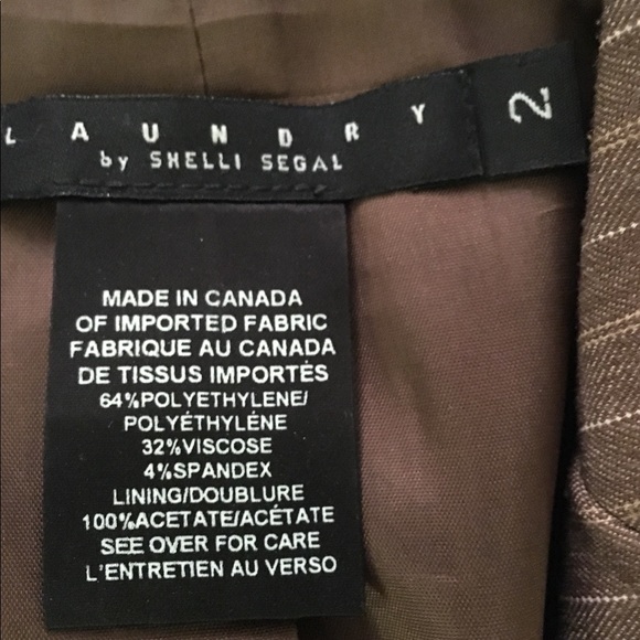 Women’s Laundry/Shelli Segal 2-pc Pinstripe Suit - Picture 7 of 8